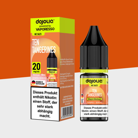 DOJOLIQ - Ten Tangerines 20mg/ml - E-Liquid