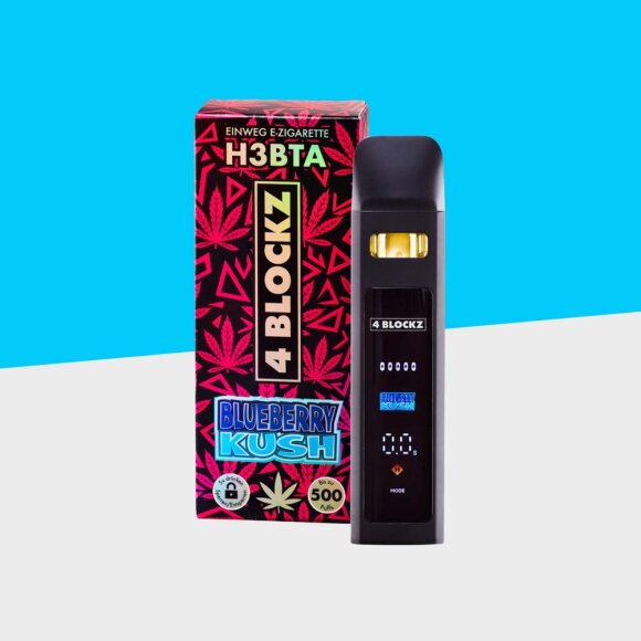 4BLOCKZ - Blueberry Kush - H3BTA Digital - 1ml - Einweg Vape
