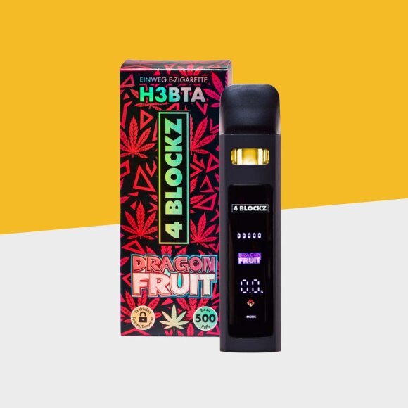 4BLOCKZ - Dragon Fruit - H3BTA Digital - 1ml - Einweg Vape