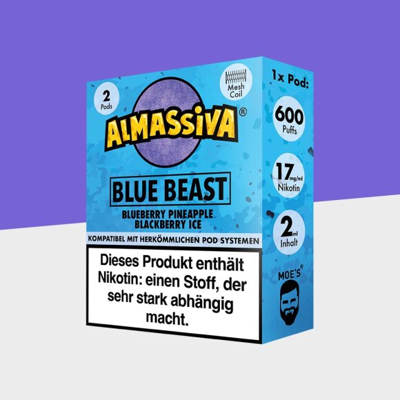 Al Massiva - Blue Beast - Pod (2er Pack)