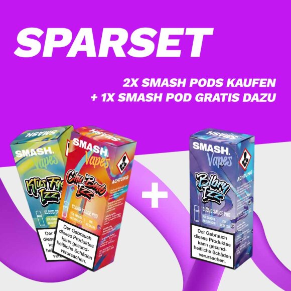 2x Smash Pods kaufen und 1x GRATIS dazu
