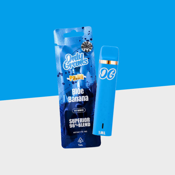 OnlyGrams - Blue Banana - Superior Blend - 1ml - Einweg Vape