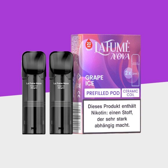 La Fume Nova - Grape Ice - Pod (2er Pack)