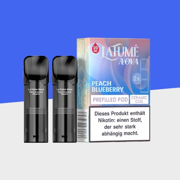 La Fume Nova - Peach Blueberry - Pod (2er Pack)