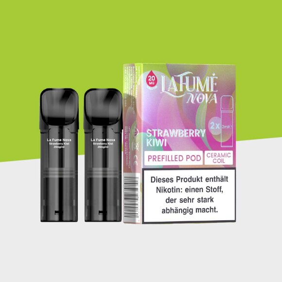 La Fume Nova - Strawberry Kiwi - Pod (2er Pack)