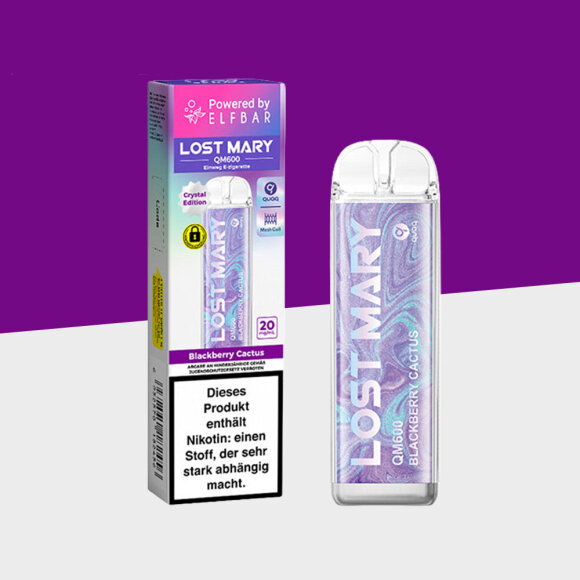 Lost Mary QM600 - Blackberry Cactus - Einweg Vape