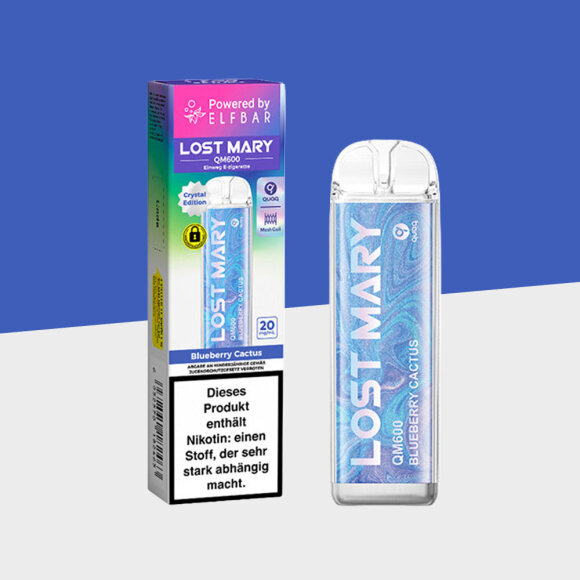 Lost Mary QM600 - Blueberry Cactus - Einweg Vape