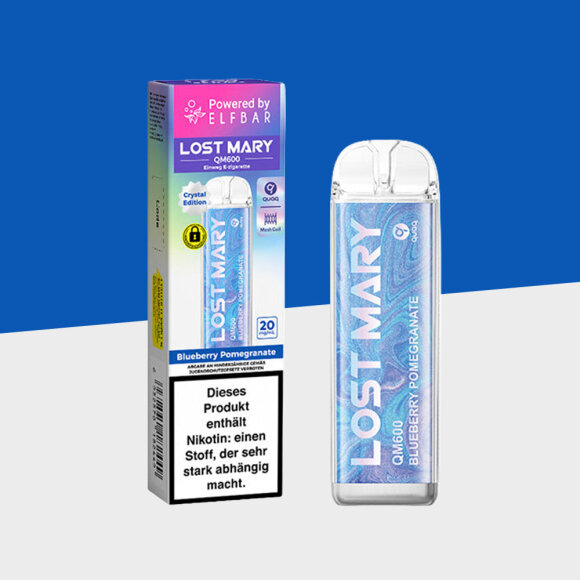 Lost Mary QM600 - Blueberry Pomegranate - Einweg Vape