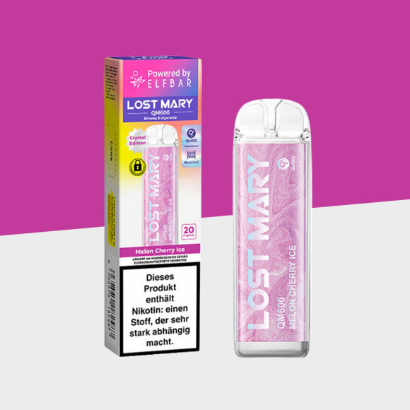 Lost Mary QM600 - Melon Cherry Ice - Einweg Vape
