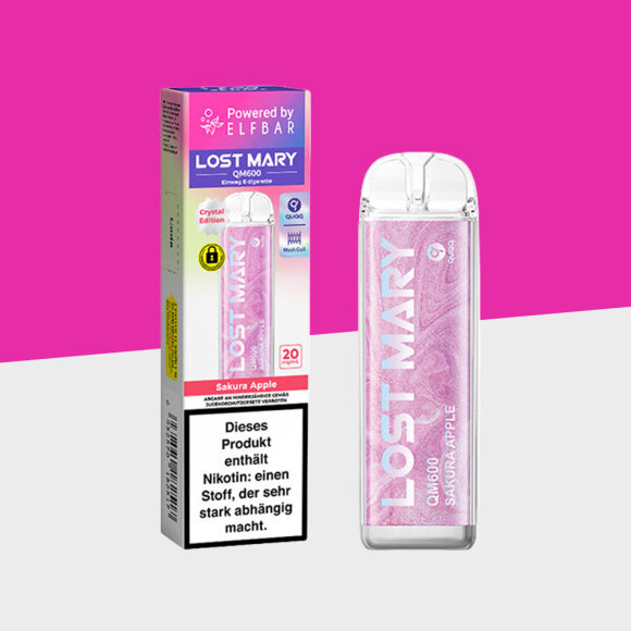 Lost Mary QM600 - Sakura Apple - Einweg Vape