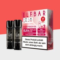 ELFA by Elfbar - White Peach Ice - Pod (2er Pack)