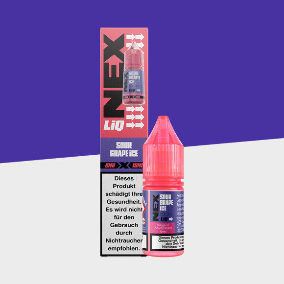 NexLiq - Sour Grape Ice 0mg/ml - E-Liquid