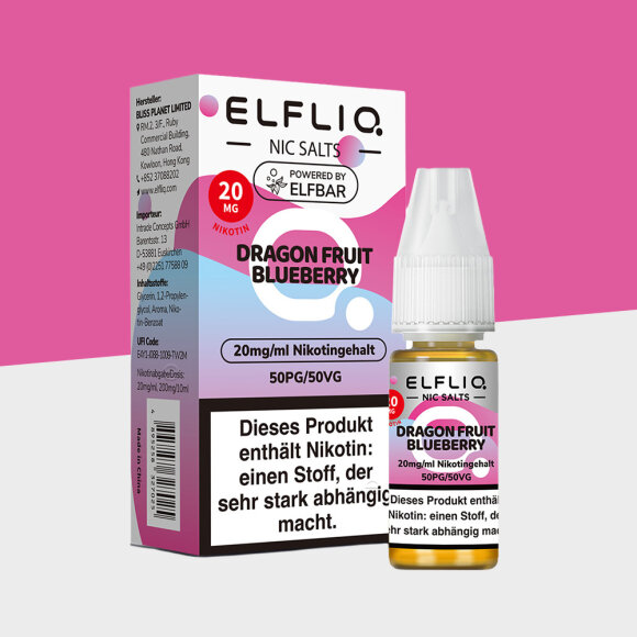 Elfliq by Elfbar - Dragon Fruit Blueberry 20mg/ml - E-Liquid