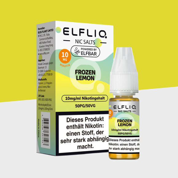 Elfliq by Elfbar - Frozen Lemon 10mg/ml - E-Liquid