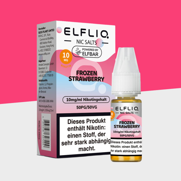 Elfliq by Elfbar - Frozen Strawberry 10mg/ml - E-Liquid