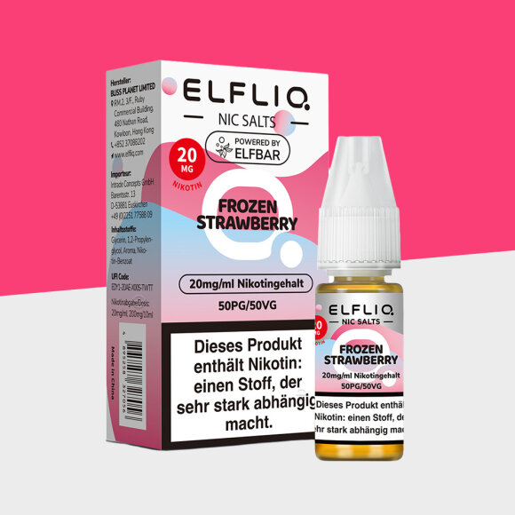 Elfliq by Elfbar - Frozen Strawberry 20mg/ml - E-Liquid