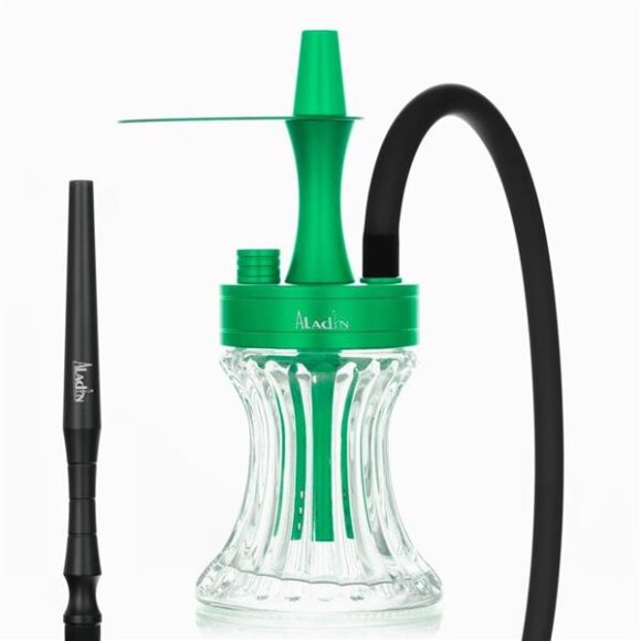 Aladin 2 Go - Alu - mit Tasche & Schlauchset Grün/Schwarz