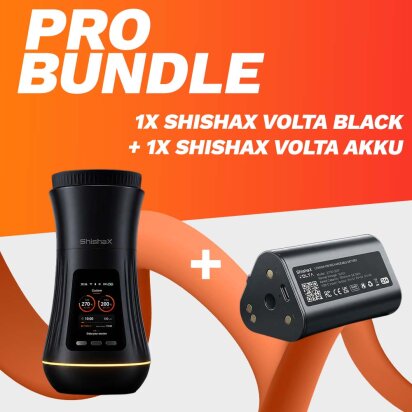 ShishaX VOLTA Pro Bundle - Black + Akku
