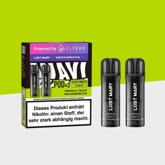 Lost Mary WAVI - Tropical Fruits Holunderblüte - Pod (2er Pack)