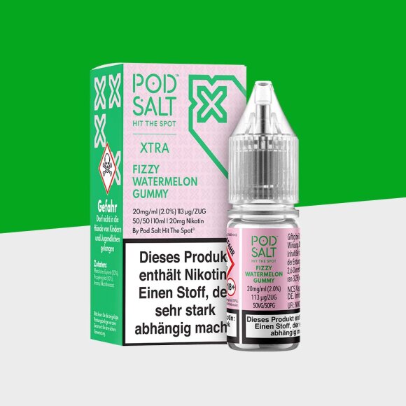 Pod Salt Xtra - Fizzy Watermelon Gummy 20mg/ml - E-Liquid