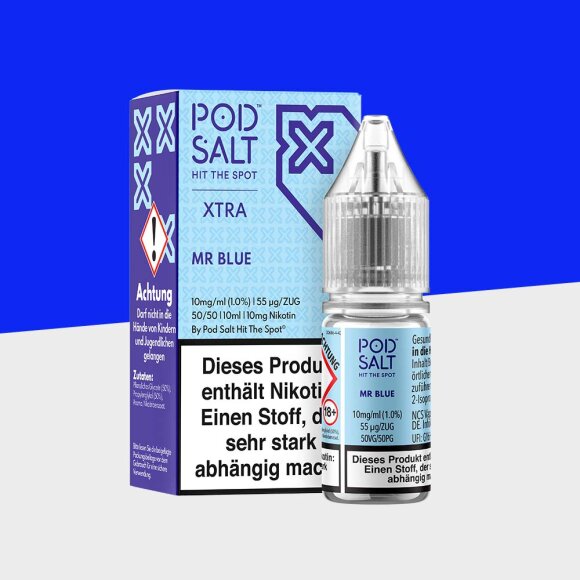 Pod Salt Xtra - Mr Blue 10mg/ml - E-Liquid