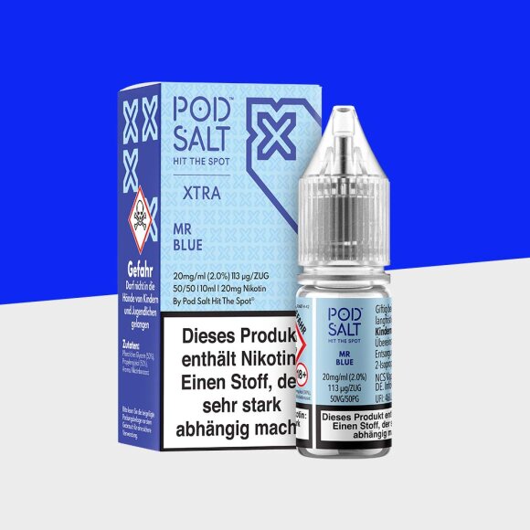 Pod Salt Xtra - Mr Blue 20mg/ml - E-Liquid