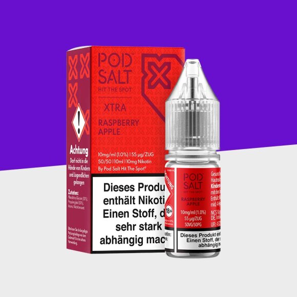 Pod Salt Xtra - Raspberry Apple 10mg/ml - E-Liquid