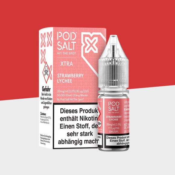 Pod Salt Xtra - Strawberry Lychee 20mg/ml - E-Liquid