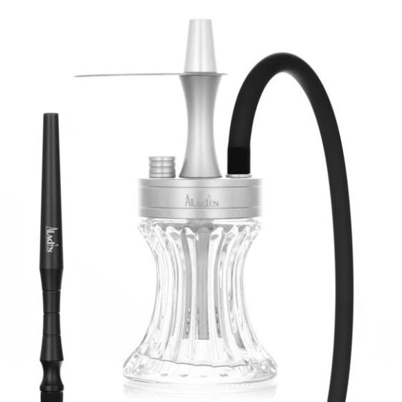 Aladin 2 Go - Alu - mit Tasche & Schlauchset Silber/Schwarz