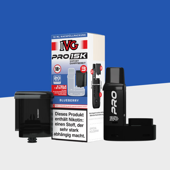 IVG Pro 15K - Blueberry - Pod + Leerpod