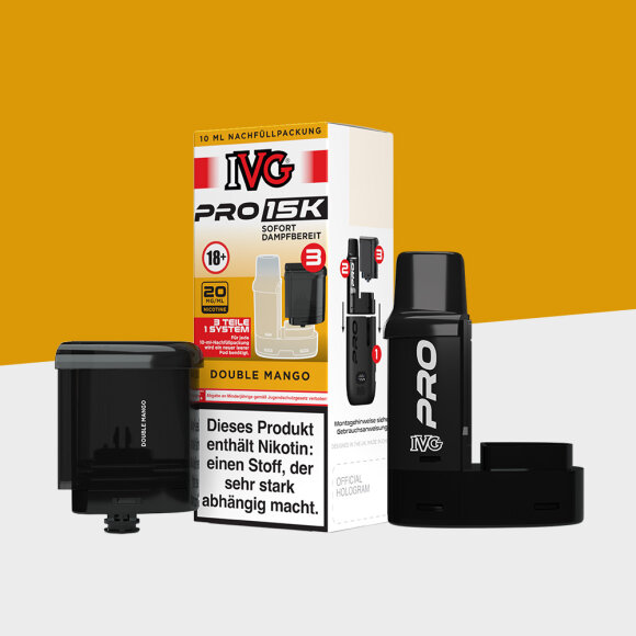 IVG Pro 15K - Double Mango - Pod + Leerpod