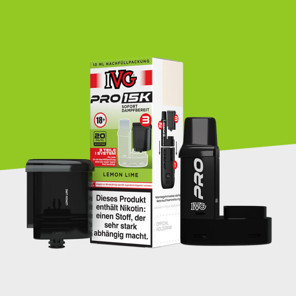 IVG Pro 15K - Lemon Lime - Pod + Leerpod
