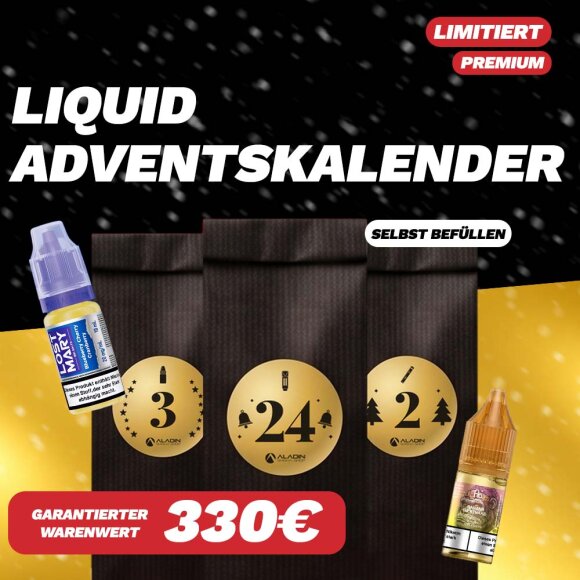 Liquid Adventskalender Premium by Aladin Shisha Shop (selbst befüllen)