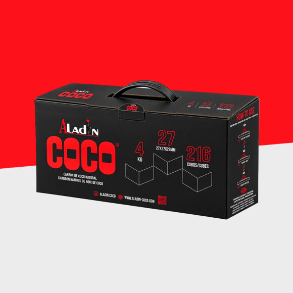 Aladin Coco - 27er - Naturkohle - 4kg
