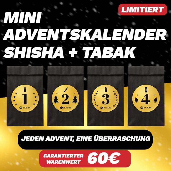 Shisha + Tabak Mini-Adventskalender by Aladin Shisha Shop