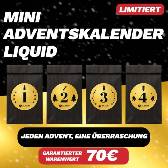 Liquid Mini-Adventskalender by Aladin Shisha Shop