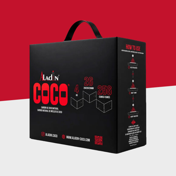 Aladin Coco - 26er - Naturkohle - 4kg