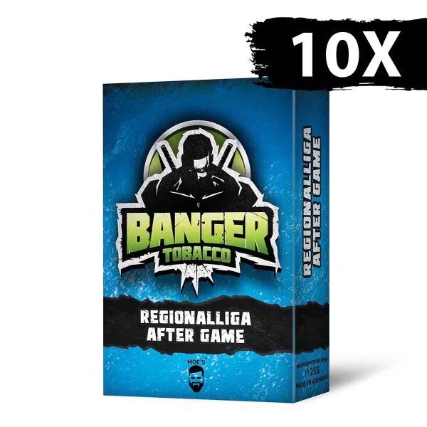 Banger Tobacco 250g - REGIONALLIGA AFTER GAME (10 x 25g)
