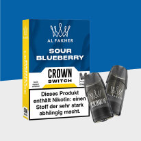 Al Fakher Crown Switch - Sour Blueberry - Pod (2er Pack)