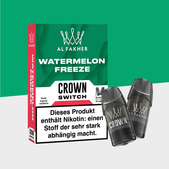Al Fakher Crown Switch - Watermelon Freeze - Pod (2er Pack)