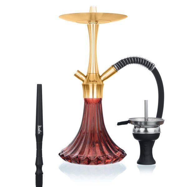 Aladin Hookah MVP A36 Gold - Ruby Red
