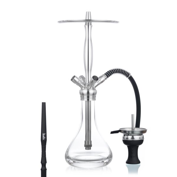 Hookah complete set with Aladin hookah MVP 470 - Classic Clear