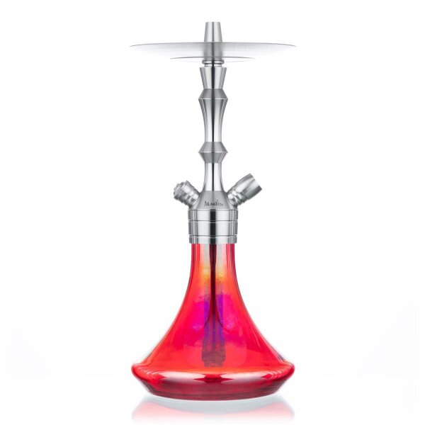 Hookah complete set with Aladin hookah MVP 360 - Red Shiny