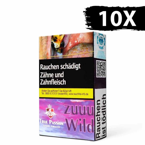 True Passion Tobacco 200g - zuuu Wild (10 x 20g)
