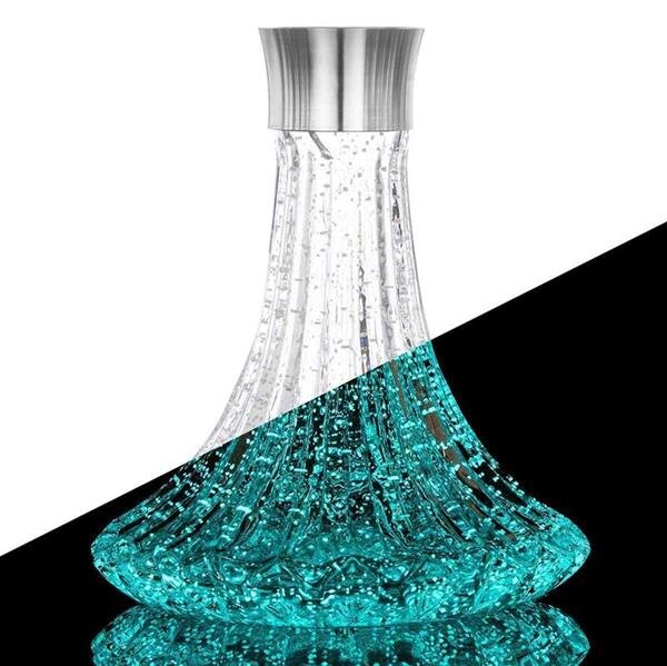 Aladin Shisha Epox 360 Ersatzglas &ndash; Blue Glow
