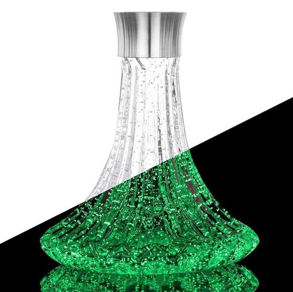 Aladin Shisha Epox 360 Ersatzglas &ndash; Green Glow