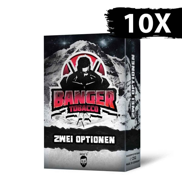 Banger tobacco 250g - ZWEI OPTIONEN (10 x 25g)