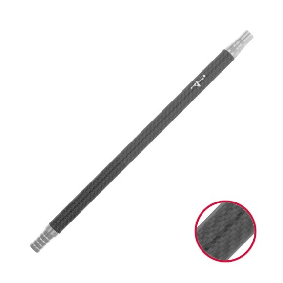 Carbonmundstück - Black Edition - Schwarz - 31cm