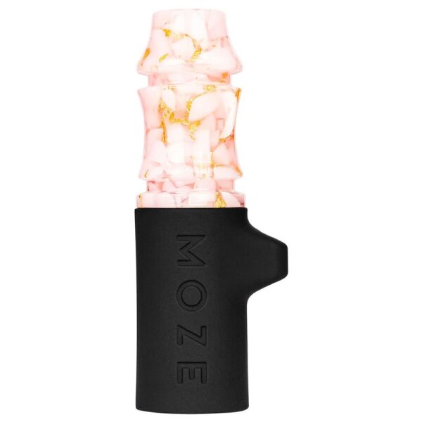 Moze Tip Hygiene Mouthpiece - Gold Line Pink