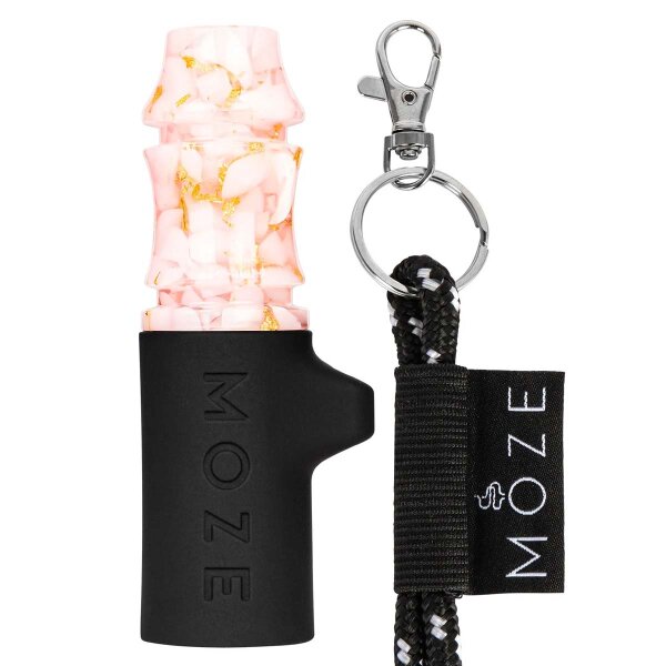 Moze Tip Hygiene Mouthpiece - Gold Line Pink
